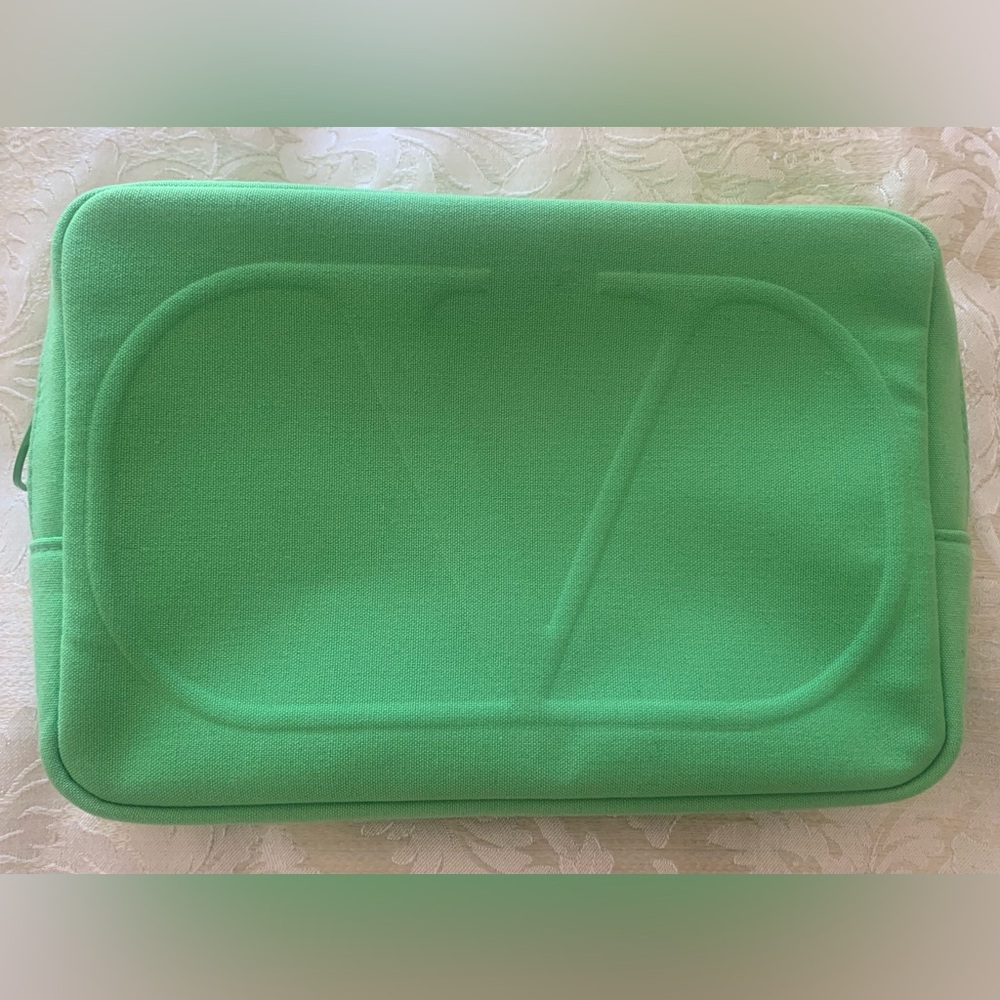Valentino-New-Cosmetic Bag-Green-Material